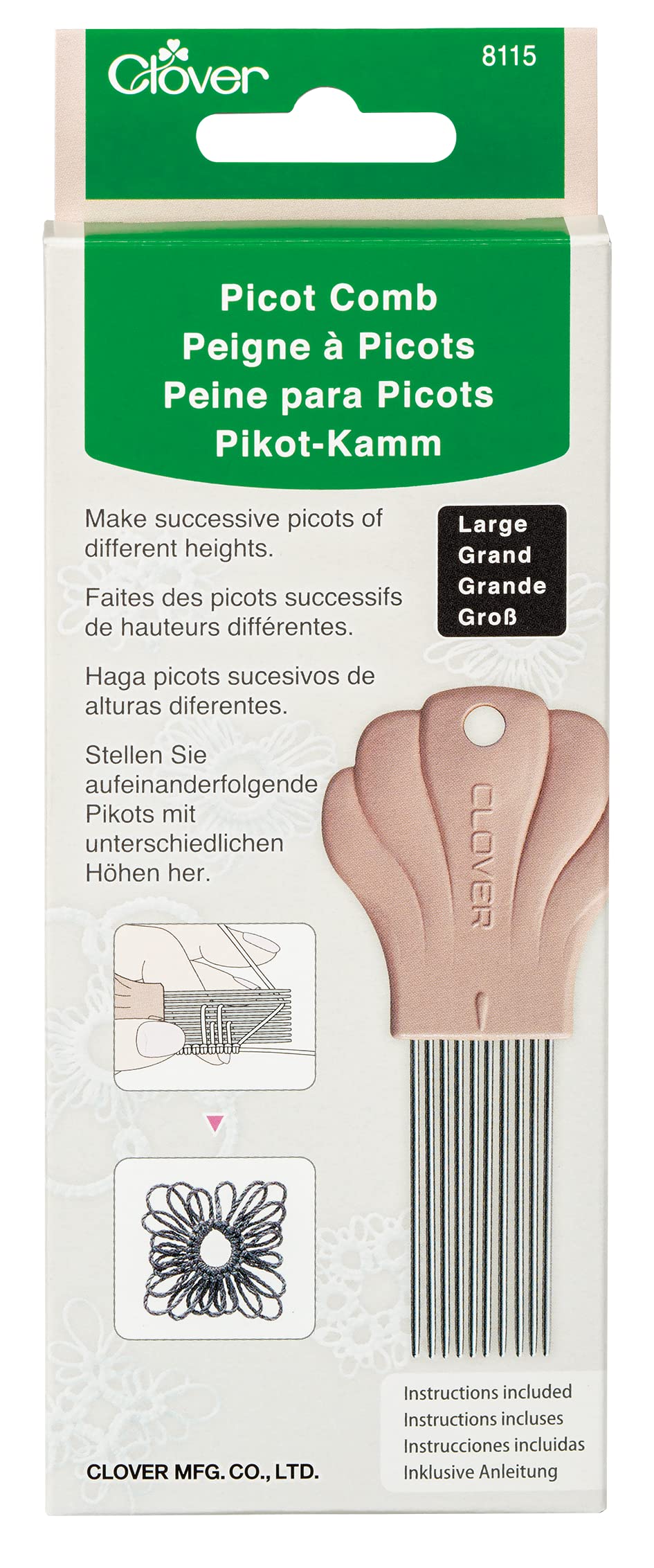Amazon.com: Clover Picot Comb - Large : Beauty & Personal Care